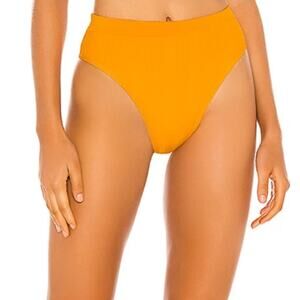L*Space Frenchi Bitsy Bikini Bottom in Mango Orange Size XS NWT